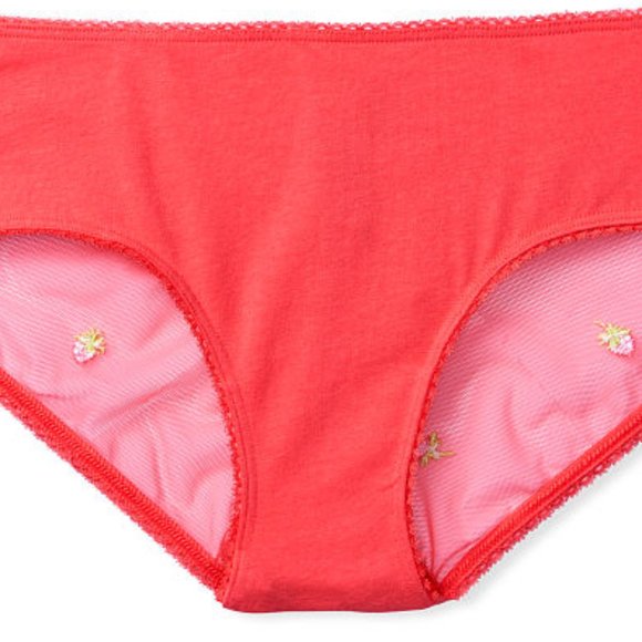 Last Pair! VS XS 🍓Strawberries🍓Embroidered Hiphugger NWT Adorable Strawberries - Picture 8 of 15